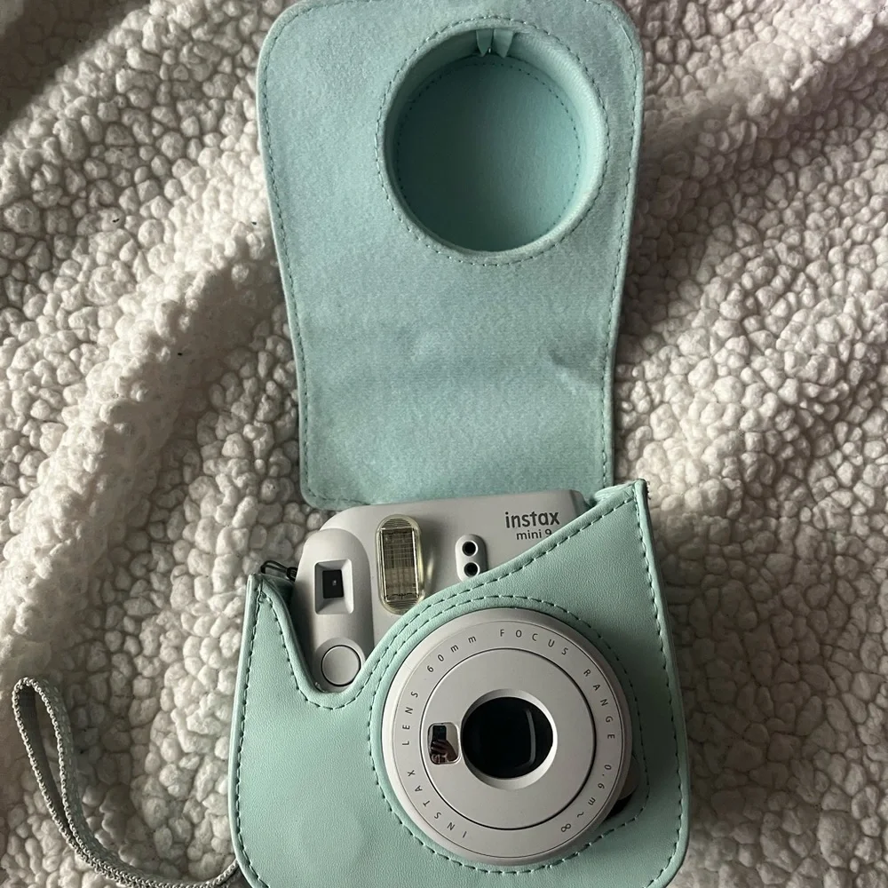 Instax Mini 9 camera and case